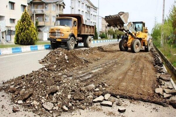آغاز زیرسازی و آسفالت خیابان بندر آستارا آغاز زیرسازی و آسفالت خیابان بندر آستارا