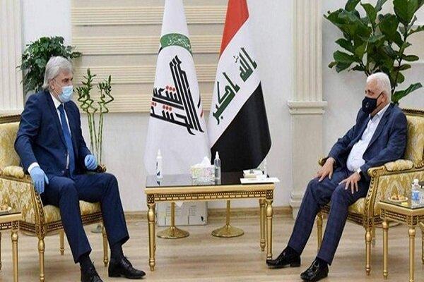 سفیر روسیه با رئیس هیات حشدشعبی عراق دیدار کرد سفیر روسیه با رئیس هیات حشدشعبی عراق ملاقات کرد