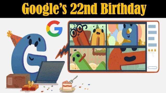 گوگل 22 ساله شد