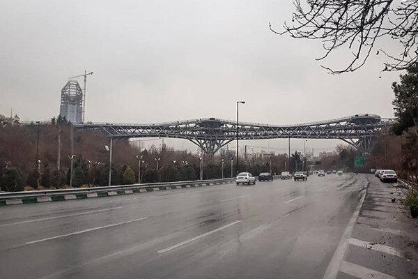 تداوم هوای سالم در تهران بارانی تداوم هوای سالم در تهران بارانی