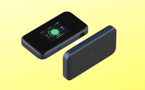 مودم قابل حمل 5G جدید زدتی ایی دارای وای فای 6، صفحه نمایش مودم قابل حمل 5G نو زدتی ایی دارای وای فای 6، صفحه نمایش لمسی و درگاه اترنت است
