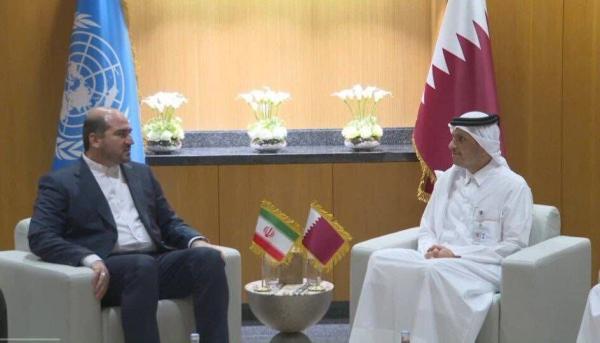 ملاقات معاون اجرایی رئیس جمهور و وزیر خارجه قطر
